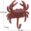 Patère en métal Crabe 12 x 5 x 13.5 cm