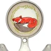 Patère en métal et céramique Fox