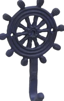 Patère en métal Gourvenail 9 x 5 x 14 cm (Bleu)
