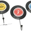 Patères vinyle en métal (Lot de 3)