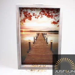 Peinture extérieure avec led Ponton (40 x 7 x 60 cm)