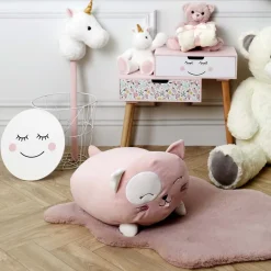 Peluche coussin 30 x 30 cm (Chat)