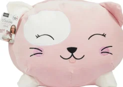 Peluche coussin 30 x 30 cm (Chat)