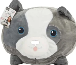 Peluche coussin 30 x 30 cm (Chien)