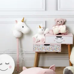 Peluche en polyester 30 cm (Licorne)