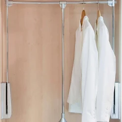 Penderie rabattable chromée pour armoire Hang (Largeur réglable de 60 à 83 cm)