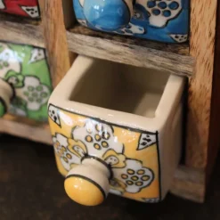Petit meuble de rangement 4 tiroirs colorés