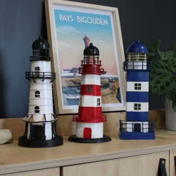 Phare en métal à led 32 cm (Modèle 2)