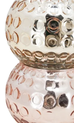 Photophore boule en verre antique (Lot de 4)