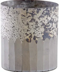 Photophore en verre oxydé 8 cm