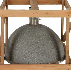 Pied de parasol granit 31,5kg (Gris foncé)