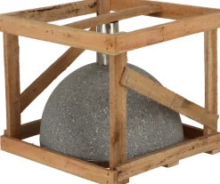 Pied de parasol granit 31,5kg (Gris foncé)