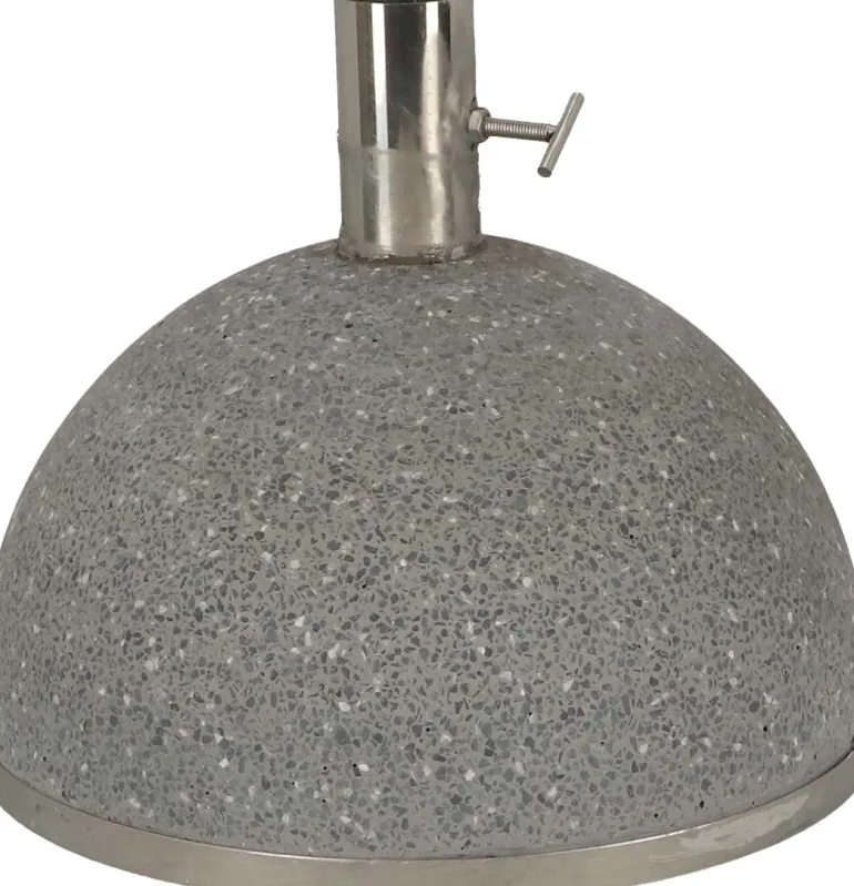 Pied de parasol granit 31,5kg (Gris foncé)