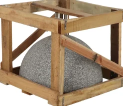Pied de parasol granit 31,5kg (Gris clair)