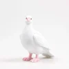 Pigeon blanc en résine 19 x 20 x 11 cm