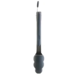 Pince de cuisine en silicone coloré (Gris)