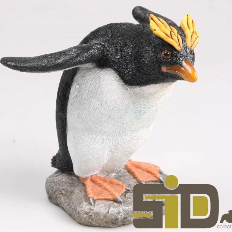 Pingouin huppé en résine (Plonge)