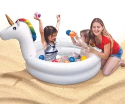 Piscinette gonflable licorne 130 cm