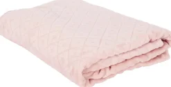 Plaid embossé en polyester 140 x 200 cm (Rose)