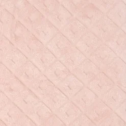 Plaid embossé en polyester 140 x 200 cm (Rose)
