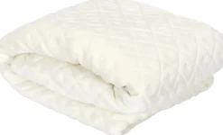 Plaid embossé en polyester 140 x 200 cm (Beige)