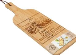 Planche apéro en bambou Bouteille de vin 50 cm