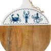 Planche apéro en bois de manguier Mer (Ronde)