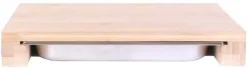 Planche à découper en bambou avec tiroir intégré (38 x 26 cm)