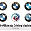 Plaque décorative en métal en relief 40 x 30 cm (BMW - Logo Evolution)