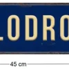Plaque décorative en métal 45 x 12 cm (Boulodrome)