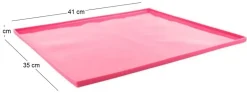 Plaque à génoise en polypropylène 41x35 cm (Rose)