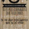 Plaque murale citation pour enfant (Fille)