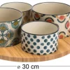 Plateau apéro avec 4 bols Imany