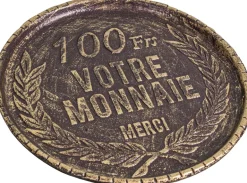 Plateau décoratif en fonte Rendu monnaie