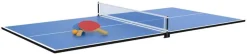 Plateau 2 en 1 dinatoire et Ping Pong pour billard convertible table 8 personnes Arizona (Noir grainé)
