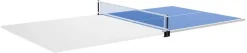 Plateau 2 en 1 dinatoire et Ping Pong pour billard convertible table 8 personnes Arizona (Blanc laqué)