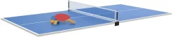 Plateau 2 en 1 dinatoire et Ping Pong pour billard convertible table 8 personnes Arizona (Blanc laqué)