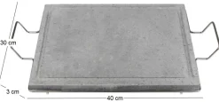 Plateau en pierre 40x30 cm Lavica