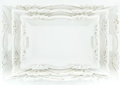 Plateaux en manguier blanc (Lot de 3)