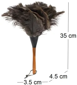 Plumeau en plumes d'autruche (35 cm)