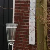 Pluviomètre gradué en verre et zinc