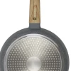 Poele en aluminium forgé manche effet bois (20 cm)