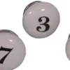 Poignées boutons numéros 1 à 9 (Lot de 9)