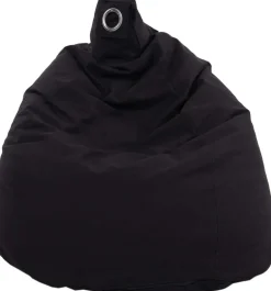 Poire en coton déhoussable Flo (Noir)