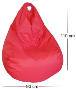 Poire Urban 90 x 110 cm (Rouge)