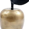 Pomme à poser dorée (9,5 x 15,5 cm)