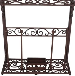 Porte bottes de jardin en fonte (2 paires)