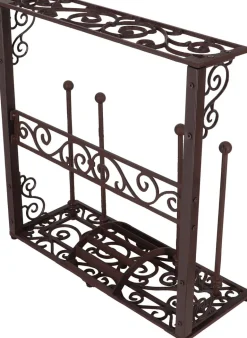 Porte bottes de jardin en fonte (2 paires)