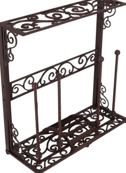 Porte bottes de jardin en fonte (2 paires)