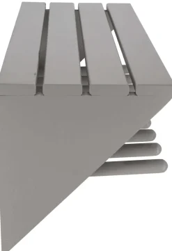 Porte bottes mural en pin (Gris)